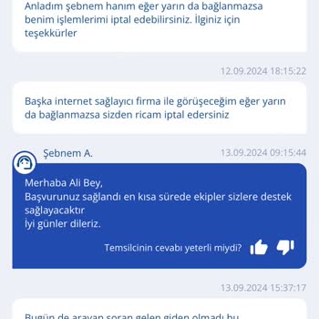 TurkNet Eve İnternet Bağlamaya Gelmiyor.