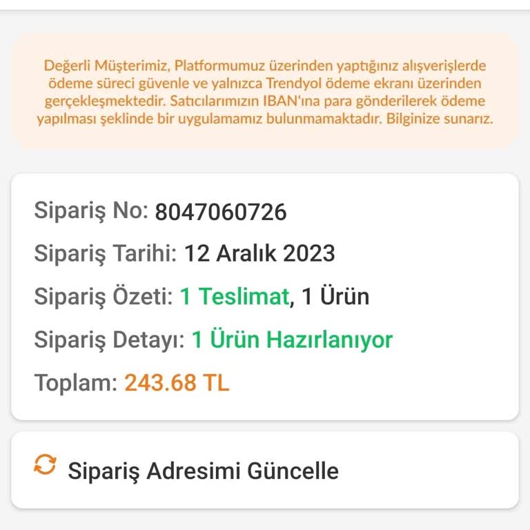 Trendyol 9 Aydır Hala Siparişimi Göndermedi.