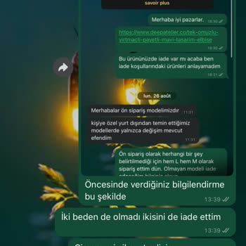Deep Atelier İade Sürecinde Mağduriyet Ve Bilgilendirme Eksikliği