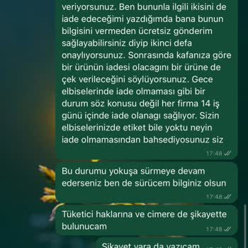 Deep Atelier İade Sürecinde Mağduriyet Ve Bilgilendirme Eksikliği