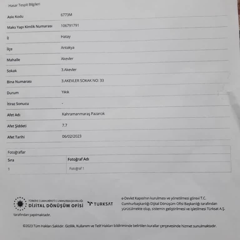 Digiturk İcra Sebebim Depremzede Olup Yıkılan Evimdeki Modemin Ücreti