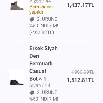 Derimod 15 Gündür Paramı İade Etmiyor