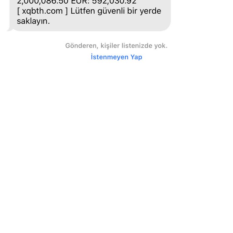 WhatsApp Finansal Hesap İşlemi Hakkında Bilgilendirme