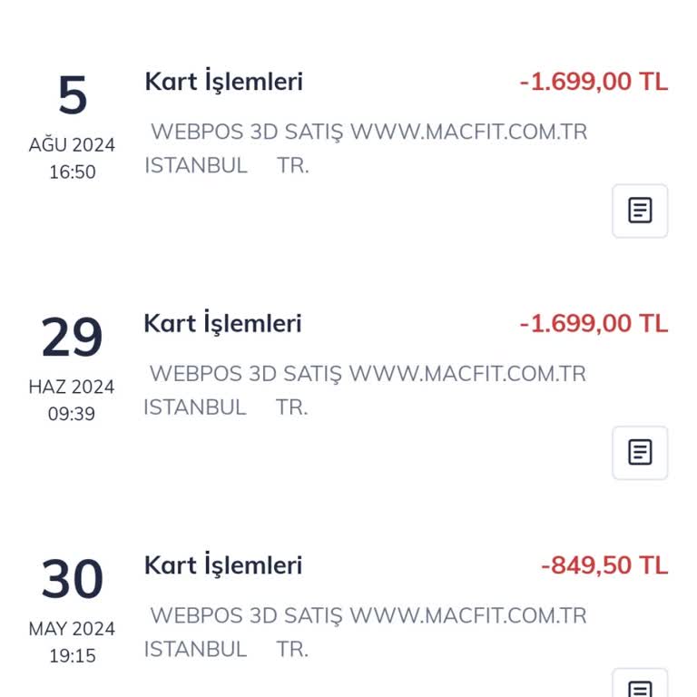 MACfit (İzmir) Macfit Üyelik İptali Sonrası