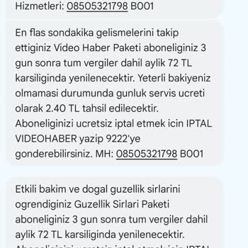 Türk Telekom 9222 Servisine Alakam Olmadan Yapılan Üyelik