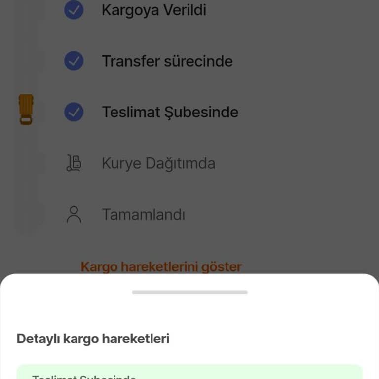 hepsiJET Teslimat Yapılmayan Kargo