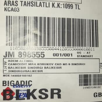 Aras Kargo Akyz Lojistik Şikayetim Var