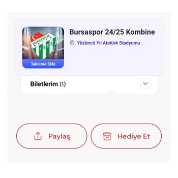 Passolig Kombinem Gözükmüyor... Ss