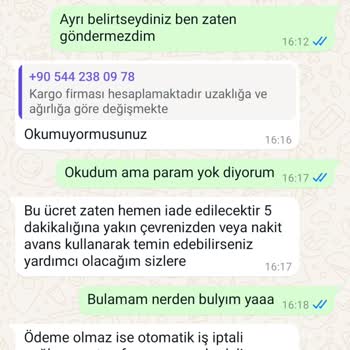 Evde Ekişi Paketleme Hiçbir Sorumluluk Kabul Etmiyorum
