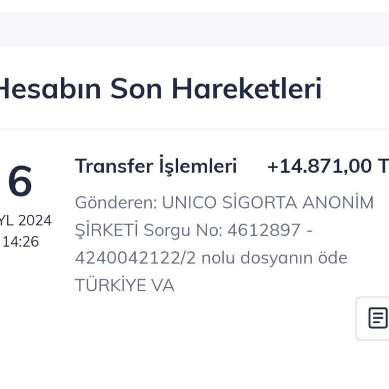 Unico Sigorta Zincirleme Kaza Sonrası Haksız Değer Kaybı Teklifi Ve Emrivaki Ödeme