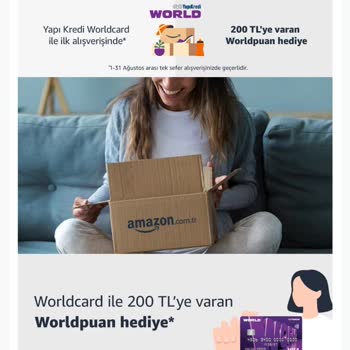 VakıfBank Amazon Harcamamdan Kazandığım 100 TL Worldpuanı Yüklemiyor!