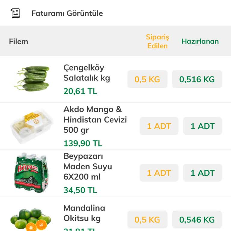 File Market Sipariş Şikayeti Hususu