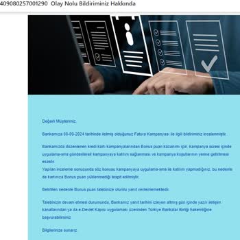 Denizbank Otomatik Fatura Talimatı Verdim Bonuslarımı Ödemedi