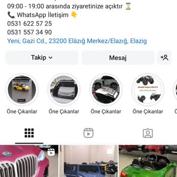 Pilsan Oyuncak adını kullanan sahte instagram hesabı üzerinden Elazığ'da Sahte Akülü Çocuk Arabası Satışı