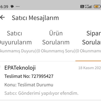 Trendyol Kalitesiz Ürün!