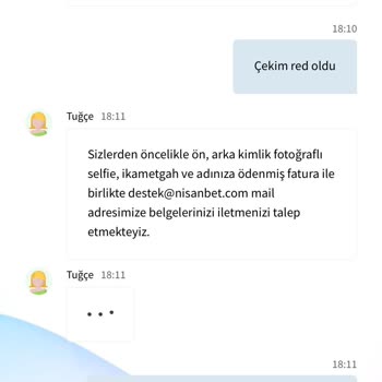 Nisanbet Yatırım Sonrası Çekim Talebi Reddedildi