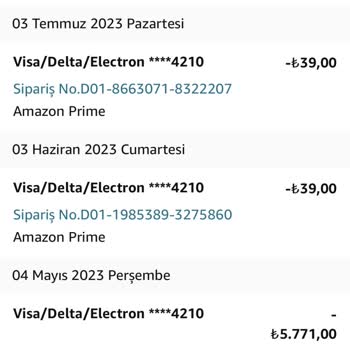 iyzico Amazon Prime İzinsiz Para Çekiyor