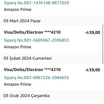 iyzico Amazon Prime İzinsiz Para Çekiyor