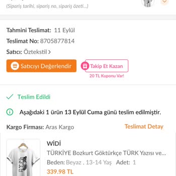 Aras Kargo Teslim Edildi Deyip Teslim Etmiyor
