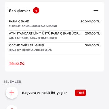 Akbank Şubeden Para Çektiğim Halde Komisyon Kesmiş