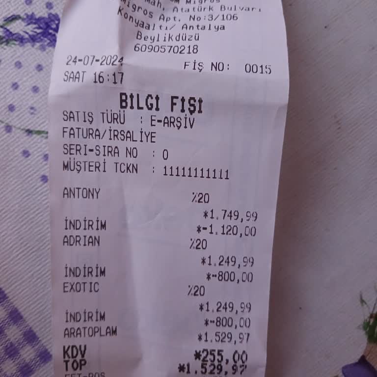 Lufian Mağazasından Aldığım Tişörtün İnceleme Süreci Sorunu