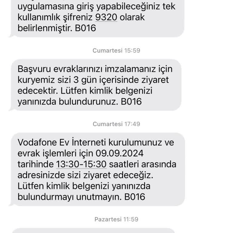 Vodafone Net Kurulumu Çok Gecikti