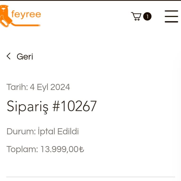 Feyree Türkiye Müşteri Hizmetleri Ve Kargolama