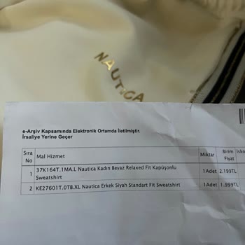 Nautica Fashfed Kapüşonlu Yerine Don Gönderdi!