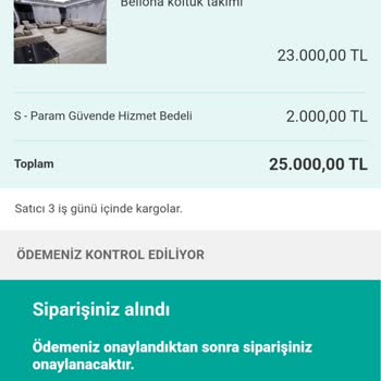 Sahibinden Param Güvende Şikayet
