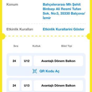 Biletinial Sonradan Yer Değişikliği Yapıyor