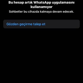 WhatsApp Instagram'da Paylaşılan Foto Yüzünden WhatsApp Hesabımın Kapatılması