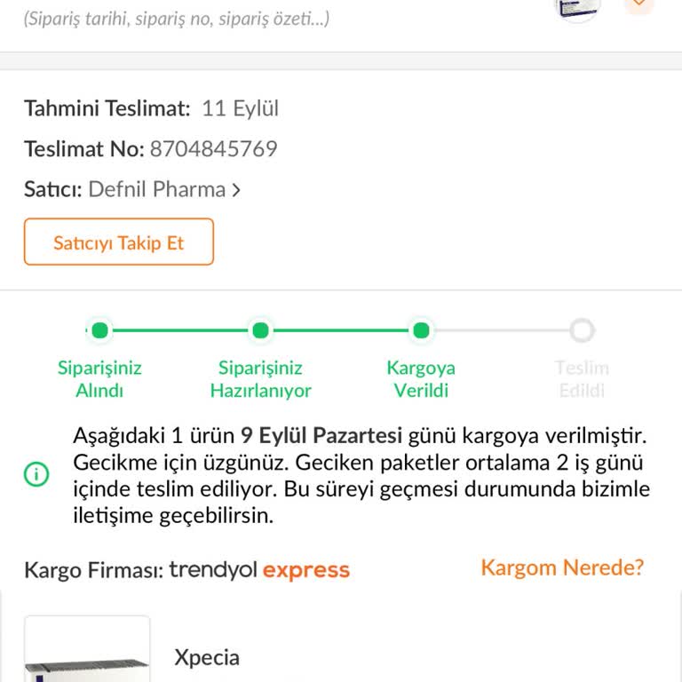 Trendyol Mağduriyeti Kargo Teslimatı Yapılmadı