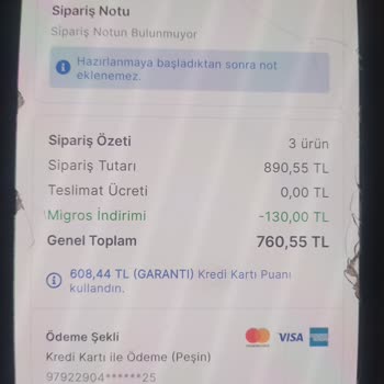 Migros Sanal Market Kampanyasında Yaşanan Teslimat Sorunu