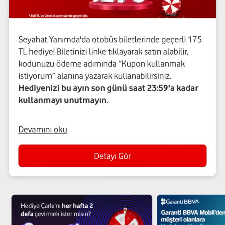 Vodafone'dan Beklenen Ekstra GB'ler Hayal Kırıklığı Yarattı