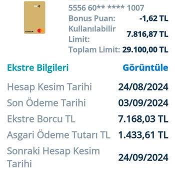 Denizbank Kredi Kartı "Müşteri Hesap Blokeli" Hatası Alıyorum