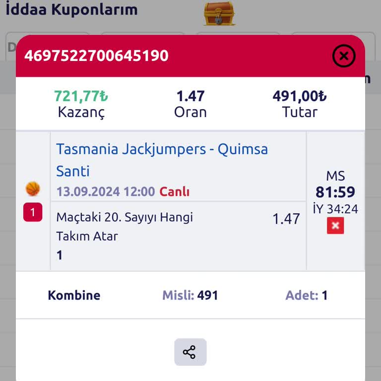 İddaa Kazandığım Halde Reddediyor