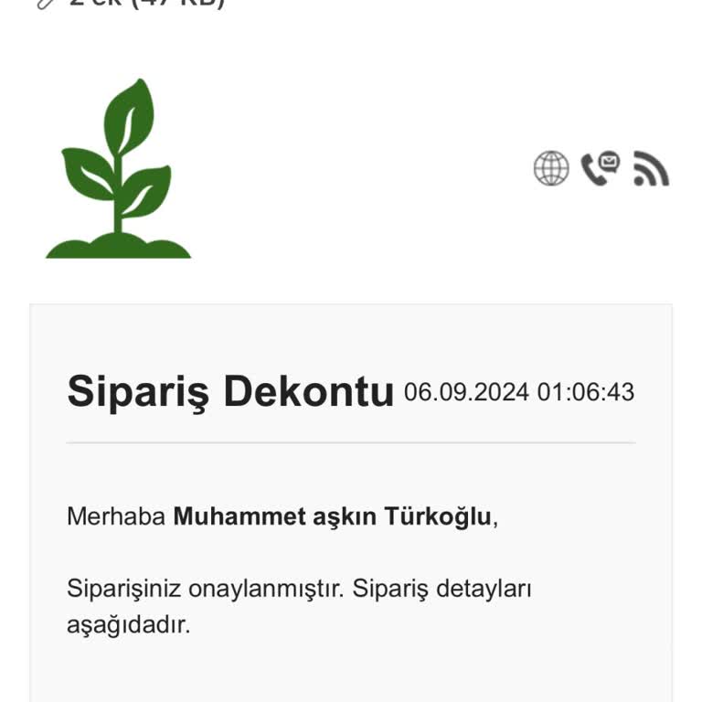 Rüzgar Botanik'ten Sipariş Ettiğim Ürünler Gönderilmedi