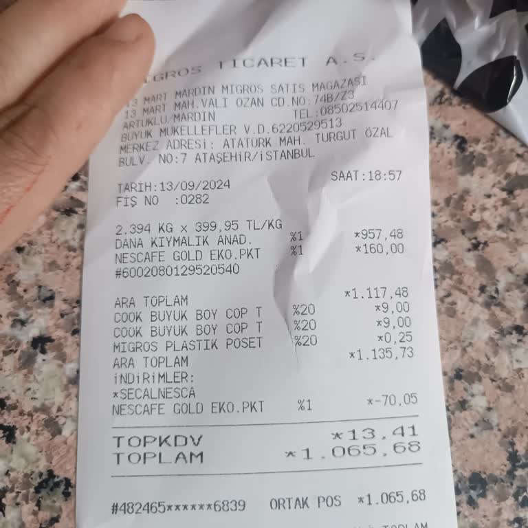 Migros'tan Aldığım Kıyma Beklentilerimi Karşılamadı