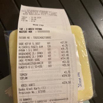 BİM Binvezir Kaşar Küflü Çıktı