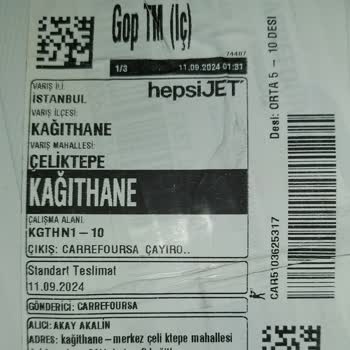 Hepsijet Kargo Eksik Ürün Teslimatı