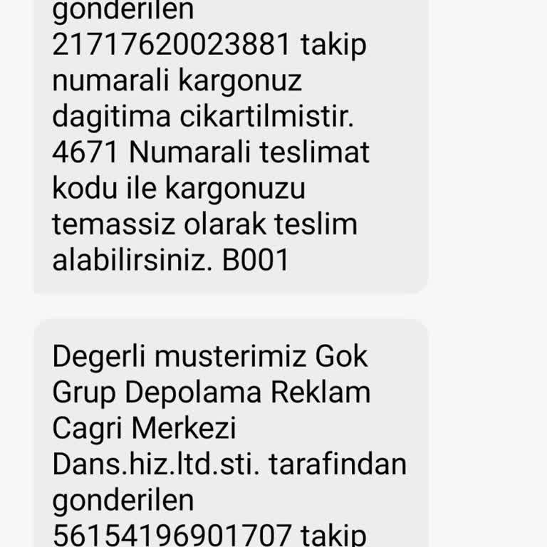 Gök Grup Depolama Yanlış Sipariş Ve İcra Tehditleriyle Karşı Karşıya Kaldım!