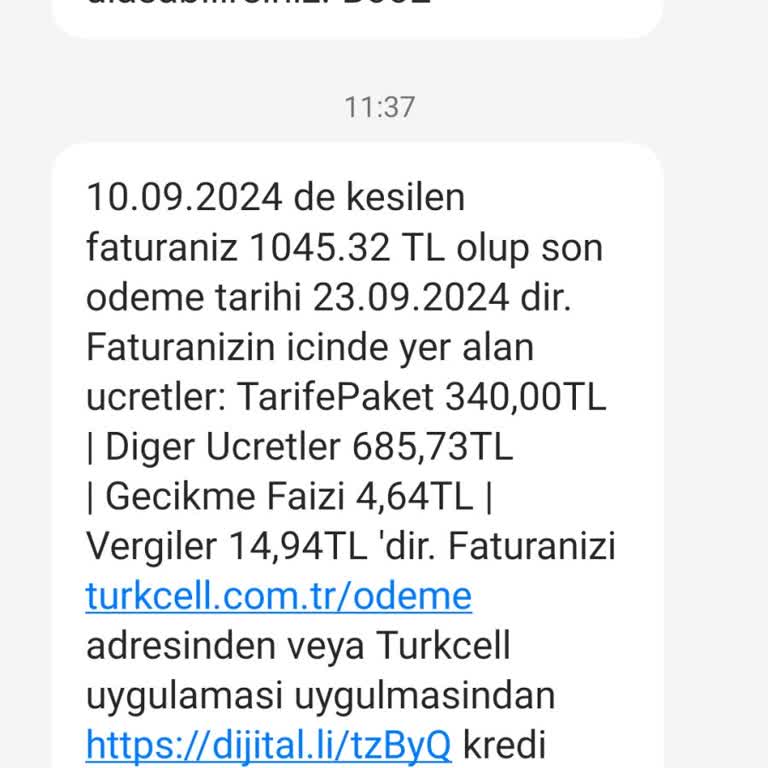 Yüksek Fatura ve Cayma Bedeli Şoku