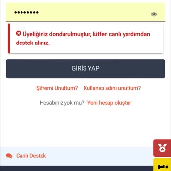 Heybet Hesabımı Dondurdu Ödeme Yapmıyor