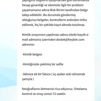 Heybet Hesabımı Dondurdu Ödeme Yapmıyor