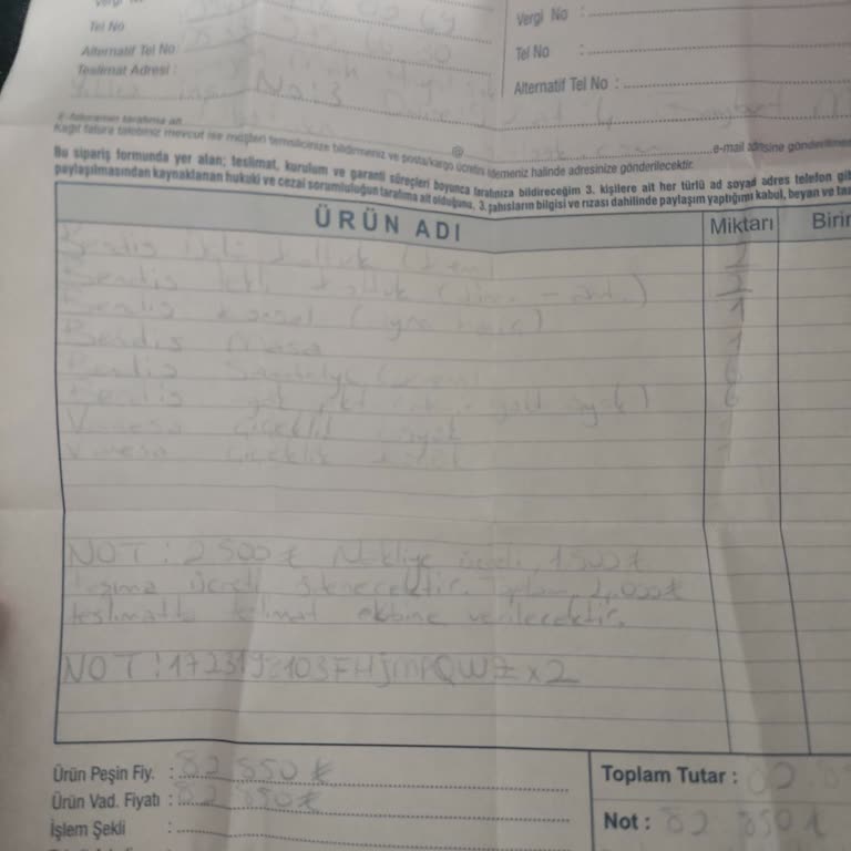 Modalife’den Aldığım Eşyalar Teslim Edilmedi Ve Muhatap Bulamıyorum.