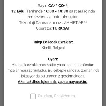 Teknofix TÜRKSAT Kablo İnternet Başvurusu. TÜRKSAT Kablo Netin İlgisizliği.