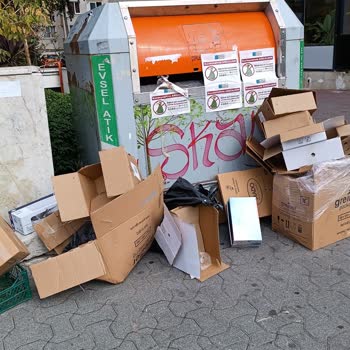 Kadıköy Belediyesi Çöp Konteyner Tamiri Ve Çevre Temizliğine Önem Verilmesi