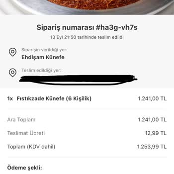 Ehdişam Künefeden Sağlığı Tehdit Eden Özensizlik