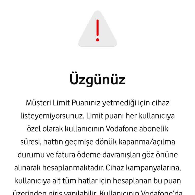 Vodafone Puan Silinmesi ve Müşteri Memnuniyetsizliği