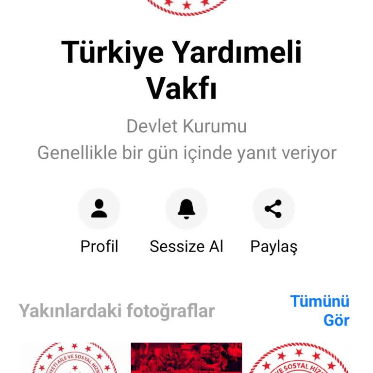 Türkiye Yardımeli Vakfı İşletmesi İçin Şikayet